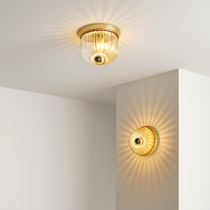 Applique murale nordique en verre effet décoratif moderne — LZ4X9T