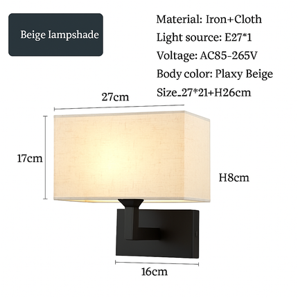 Applique murale nordique en tissu pour chambre et escalier d'hôtel — LZ4P9XJ