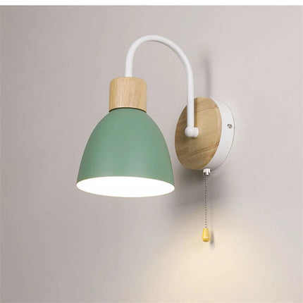 Applique murale nordique moderne macaron avec interrupteur LED intégré — LZ4X9P2