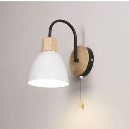 Applique murale nordique moderne macaron avec interrupteur LED intégré — LZ4X9P2