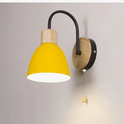 Applique murale nordique moderne macaron avec interrupteur LED intégré — LZ4X9P2