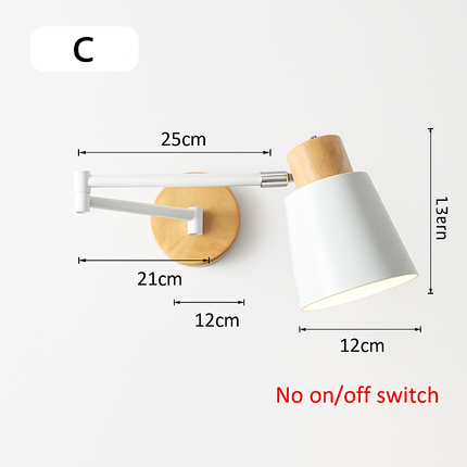 Applique murale nordique pliable pour lecture — LZ4X9T2