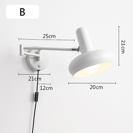 Applique murale nordique pliable pour lecture — LZ4X9T2