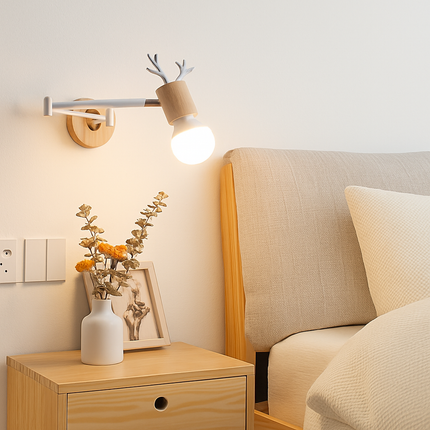 Applique murale nordique pliable pour lecture — LZ4X9T2