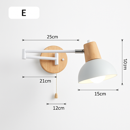 Applique murale nordique pliable pour lecture — LZ4X9T2
