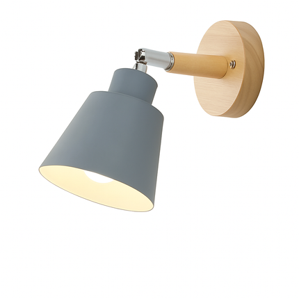 Applique murale nordique rotative avec interrupteur macaron — LZ4X9P2