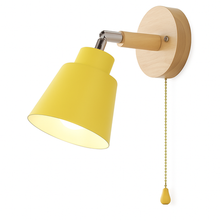 Applique murale nordique rotative avec interrupteur macaron — LZ4X9P2