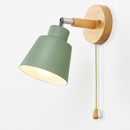 Applique murale nordique rotative avec interrupteur macaron — LZ4X9P2