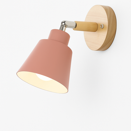 Applique murale nordique rotative avec interrupteur macaron — LZ4X9P2