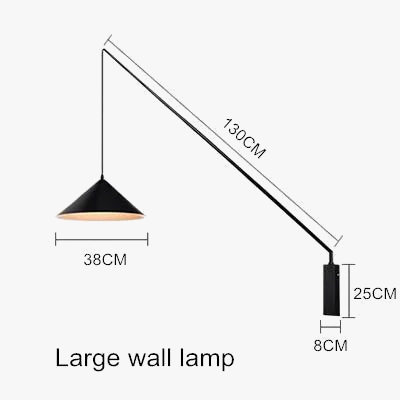 Applique murale nordique au style industriel créatif pour intérieur — LZ7XQ2