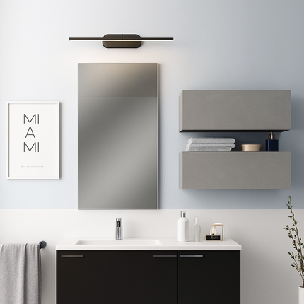 Applique murale orientable 180° pour miroir de salle de bain — LZ4X9T2