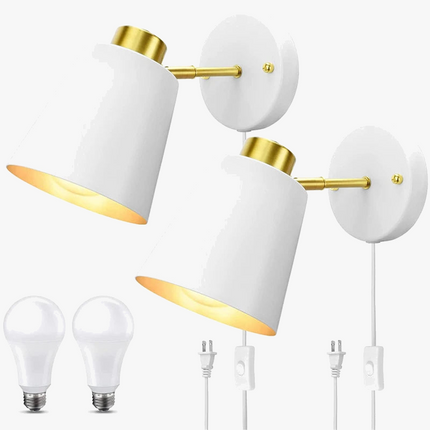 Applique murale rétro américaine à bascule avec interrupteur intégré — LZ4X9P2