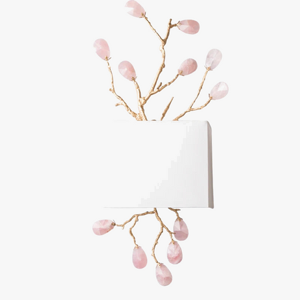Applique murale rétro en cristal doré pour intérieur contemporain — LZ4G7X2