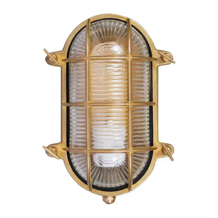 Applique murale extérieure en laiton style industriel étanche — LZ3X9B
