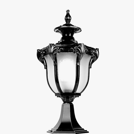 applique murale rétro européenne pour cour extérieure super brillante