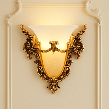 Applique murale LED rétro à motif arabesque classique — LZ4T9XQ