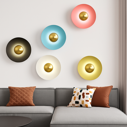 Applique murale ronde pour intérieur moderne — LZ4X9T2
