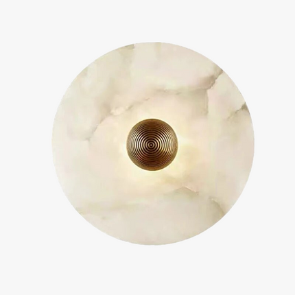 Applique murale ronde en marbre naturel — LZ7D9X