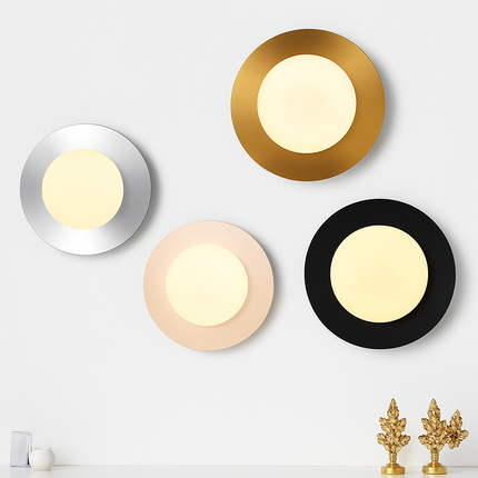 Applique murale ronde en verre au design nordique moderne — LZ4X9T2