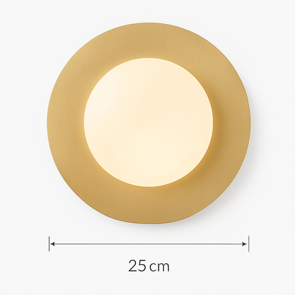 Applique murale ronde en verre au design nordique moderne — LZ4X9T2