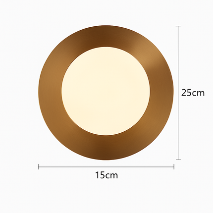 Applique murale ronde en verre au design nordique moderne — LZ4X9T2