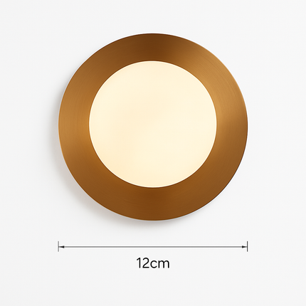 Applique murale ronde en verre au design nordique moderne — LZ4X9T2