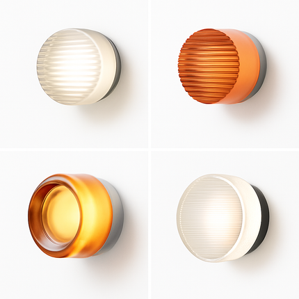 Applique murale ronde LED moderne pour salon et salle de bains — LZ4X9T2