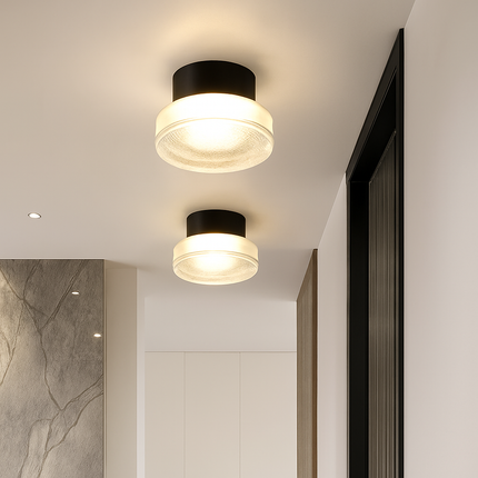 Applique murale ronde LED moderne pour salon et salle de bains — LZ4X9T2