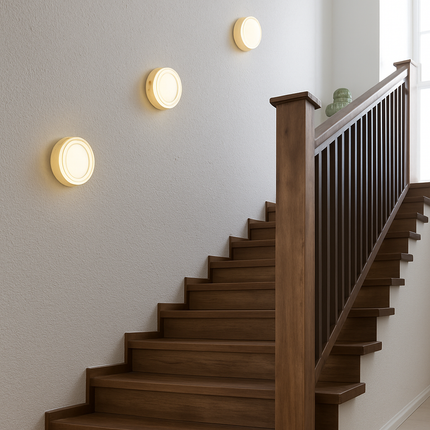 Applique murale ronde LED moderne pour salon et salle de bains — LZ4X9T2