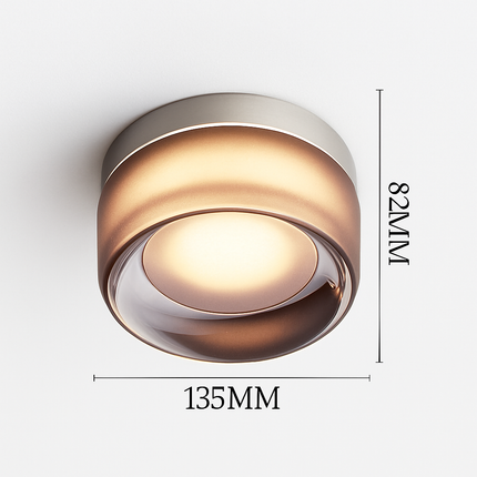 Applique murale ronde LED moderne pour salon et salle de bains — LZ4X9T2