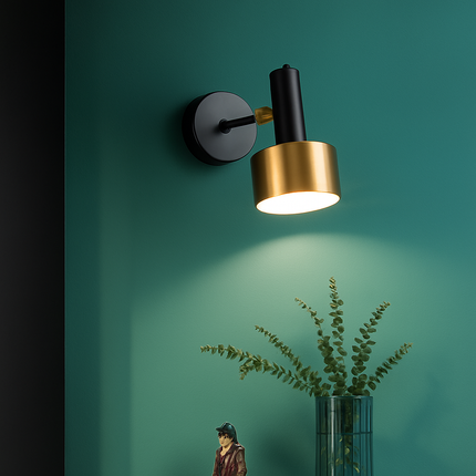 Applique murale rotative en métal au design élégant pour intérieur — LZ4X9P2
