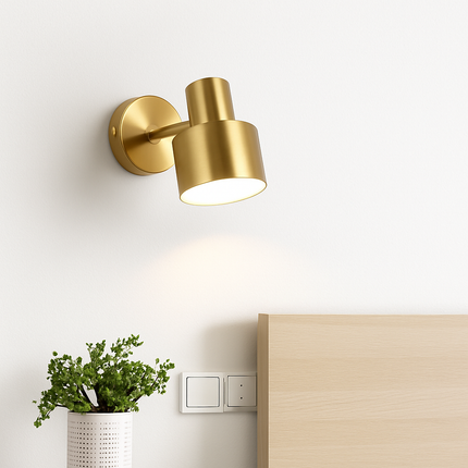 Applique murale rotative en métal au design élégant pour intérieur — LZ4X9P2