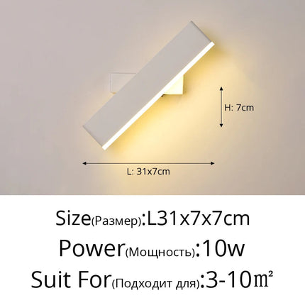 applique murale rotative spectre complet créative transfrontalière