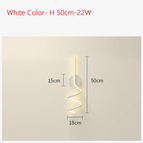 H 90cm Blanc / Lumière neutre