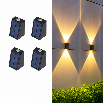 Applique murale LED solaire pour extérieur — LZ7FQ2