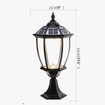 Applique murale LED solaire étanche pour jardin et extérieur — LZ4F9Q2