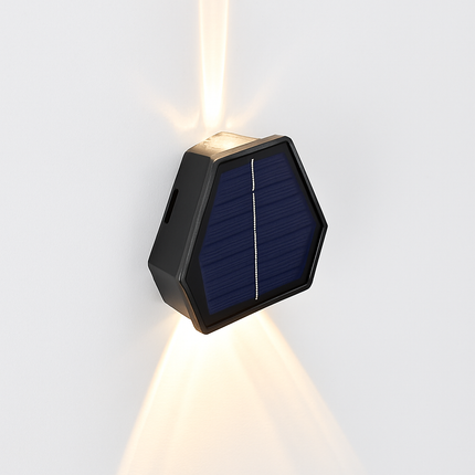 Applique murale LED solaire étanche pour éclairage extérieur de jardin — LZ4X9P2