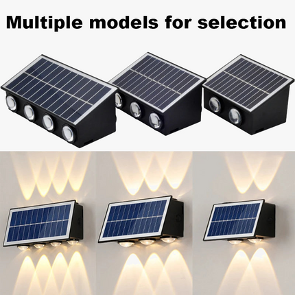 Applique murale LED solaire étanche pour extérieur jardin et rue — LZ5T9Q2