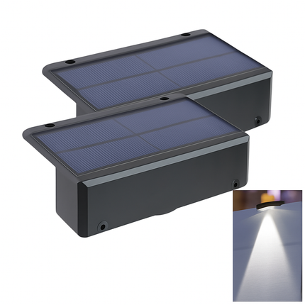 applique murale solaire led étanche pour extérieur jardin balcon patio