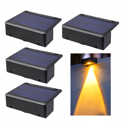 applique murale solaire led étanche pour extérieur jardin balcon patio