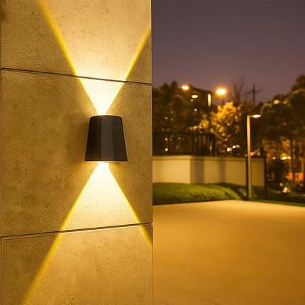 Applique murale solaire décorative pour éclairage extérieur de jardin — LZ4X9T2