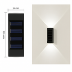 2LED-BLANC / 1 PCS