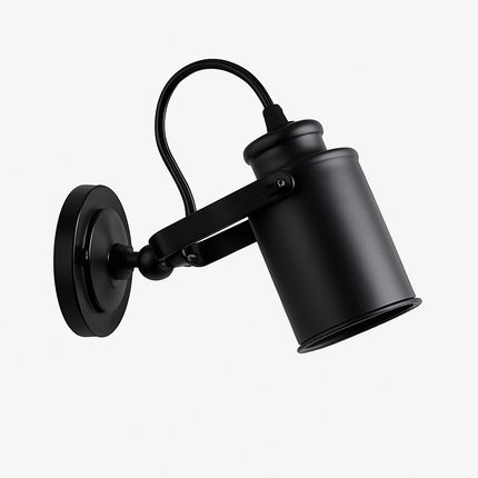 Applique murale spot en métal noir style café — LZ4P9XQ