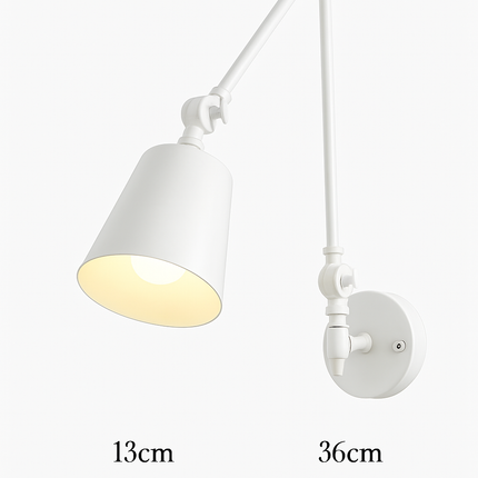 Applique murale télescopique à bras pliant réglable pour intérieur — LZ4X9P