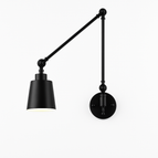 Lampe B noire / Avec ampoule LED