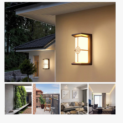 Applique murale étanche en aluminium pour éclairage extérieur — LZ4X9T1