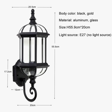 Applique murale étanche pour extérieur et intérieur — LZ4X9P