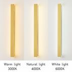 Lumière variable dorée / L30cm