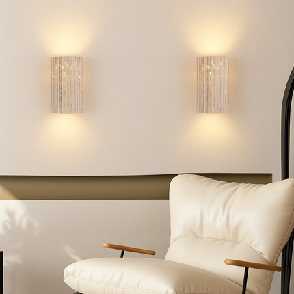 Applique murale 3D en pierre naturelle style art déco — LZ4X9P2