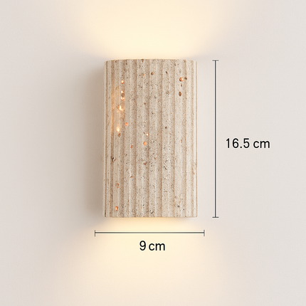 Applique murale 3D en pierre naturelle style art déco — LZ4X9P2